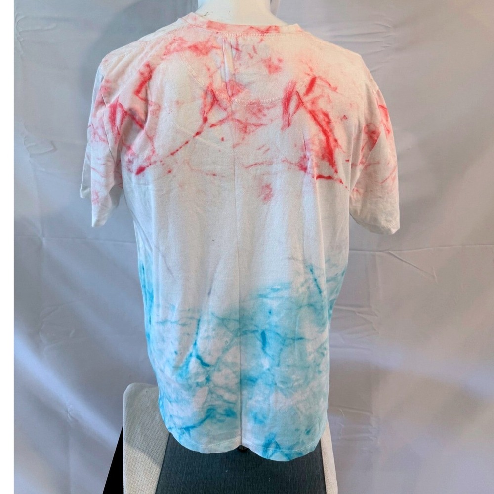 Abercrombie & Fitch Tie Dye "Pronoun is" - T-Shirt Tee Short Sleeve Cotton Blend - Picture 2 of 3